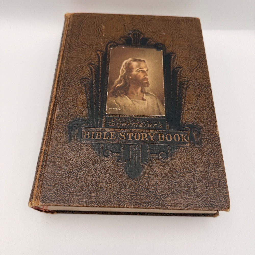 Egermeiers Bible Story Book Deluxe Edition Elsie E Egermeier Vintage Hardcover